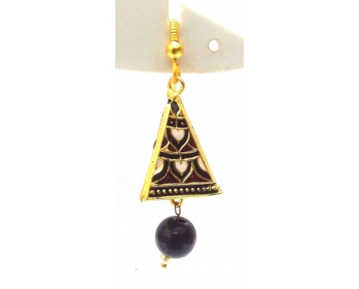 Meenakari Minakari Enamel Jhumka Jhumki Handmade Earring Jewelry Chandelier A128